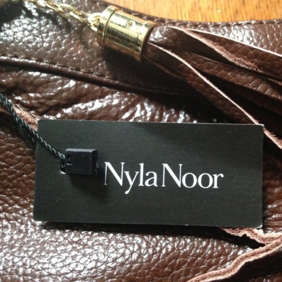 Nyla Noor Leather Soho Tote Cocoa - Picture 5 of 6